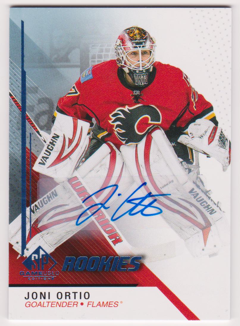 2014-15 SP Game Used Autographs Blue #108 Joni Ortio - RC Year (image for) 2014-15 SP Game Used Autographs Blue #108 Joni Ortio - RC Year