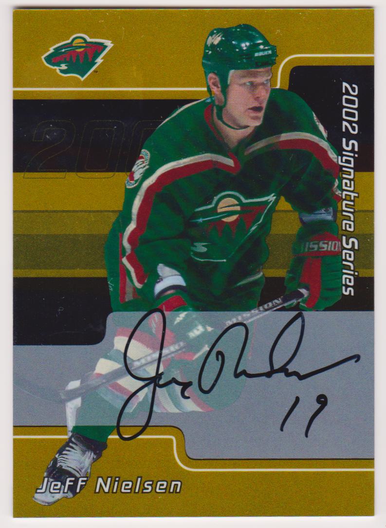 2001-02 BAP Signature Series Autographs Gold #91 Jeff Nielsen (image for) 2001-02 BAP Signature Series Autographs Gold #91 Jeff Nielsen