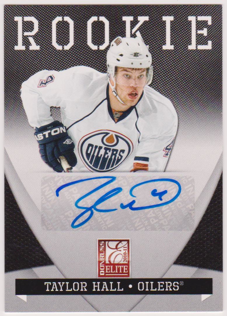 2010-11 Zenith Donruss Elite Autographs #201 Taylor Hall 16/99 (image for) 2010-11 Zenith Donruss Elite Autographs #201 Taylor Hall 16/99
