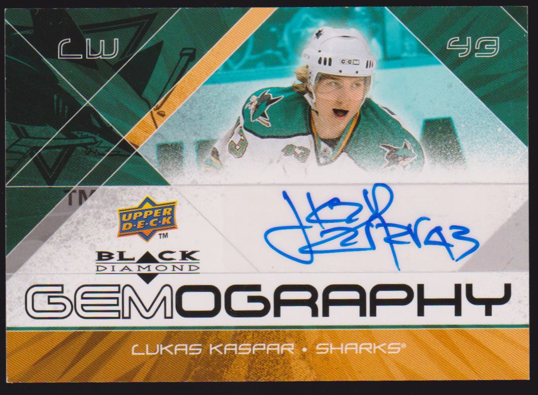 (image for) 2008-09 Black Diamond Gemography #GLK Lukas Kaspar AUTO