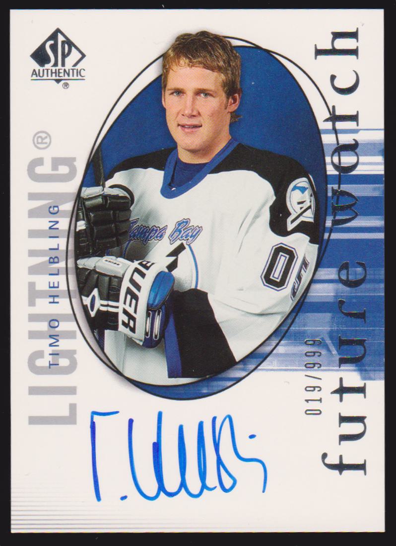 (image for) 2005-06 SP Authentic #195 Timo Helbling AUTO RC 019/999