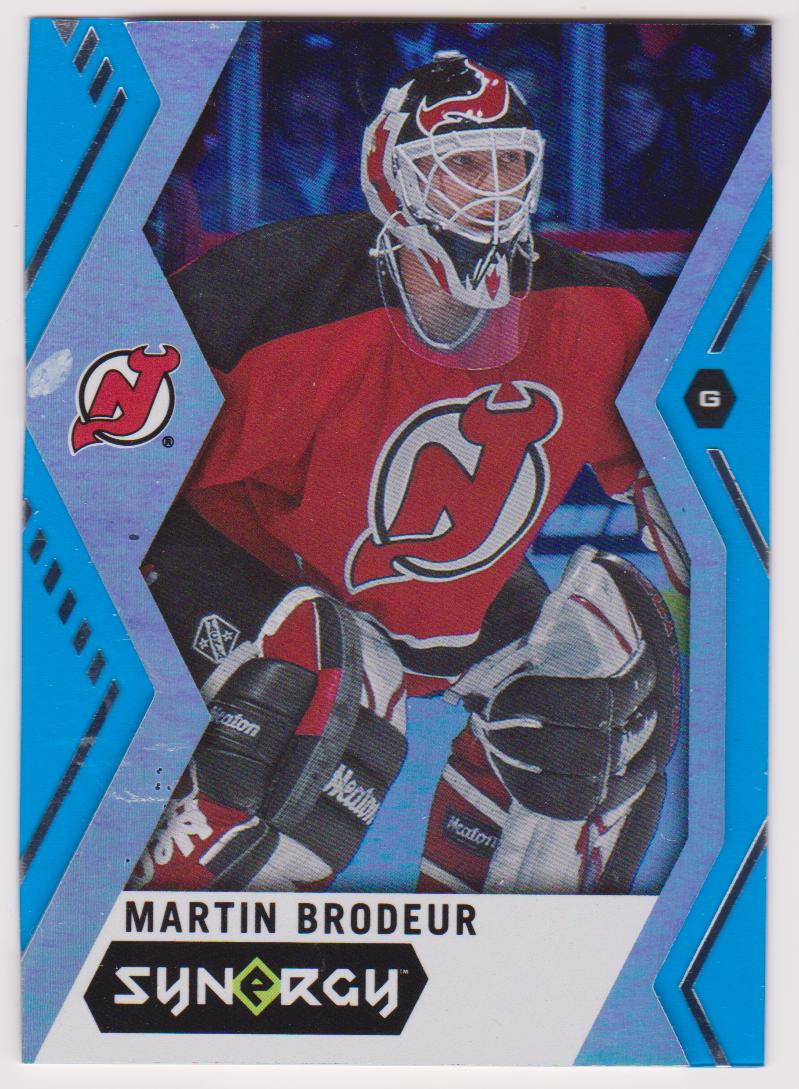 2017-18 Synergy Blue #42 Martin Brodeur (image for) 2017-18 Synergy Blue #42 Martin Brodeur