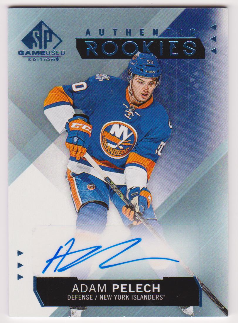 (image for) 2015-16 SP Game Used Autographs Blue #210 Adam Pelech - RC Year