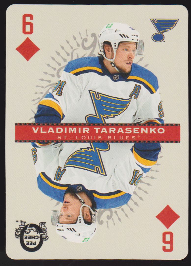 (image for) 2021-22 O-Pee-Chee Playing Cards #6DIAMONDS Vladimir Tarasenko