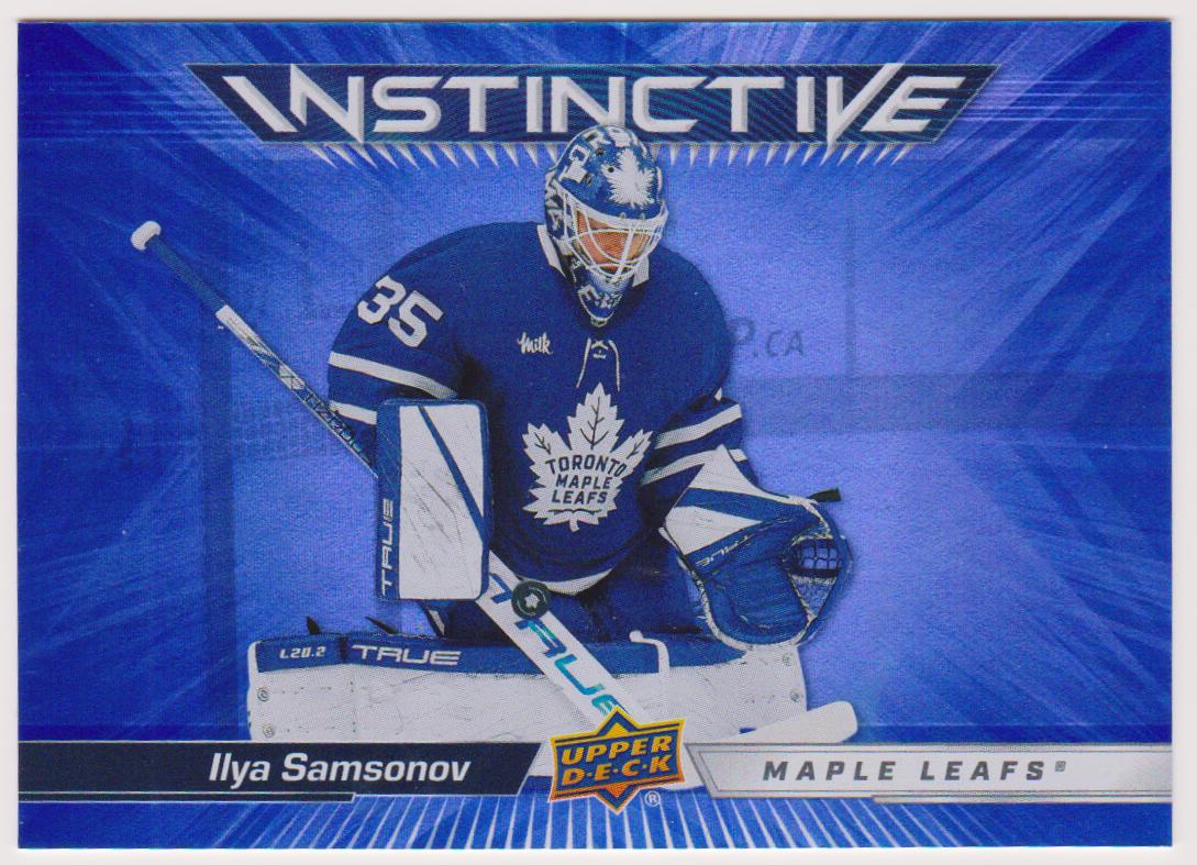 (image for) 2023-24 Upper Deck Instinctive #IN1 Ilya Samsonov