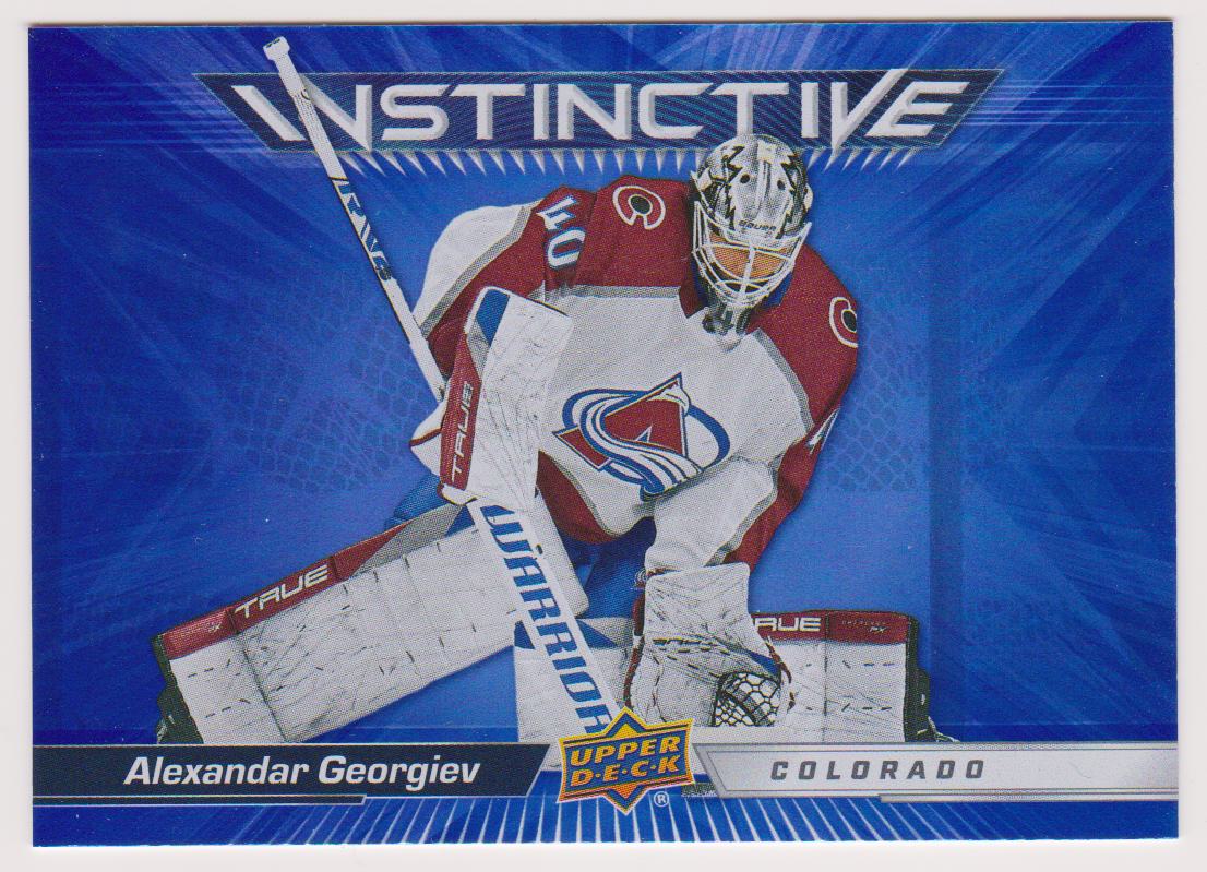 (image for) 2023-24 Upper Deck Instinctive #IN9 Alexandar Georgiev