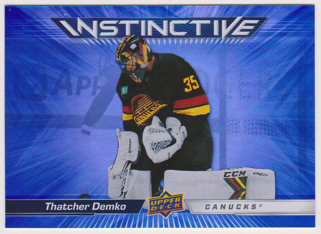 (image for) 2023-24 Upper Deck Instinctive #IN21 Thatcher Demko