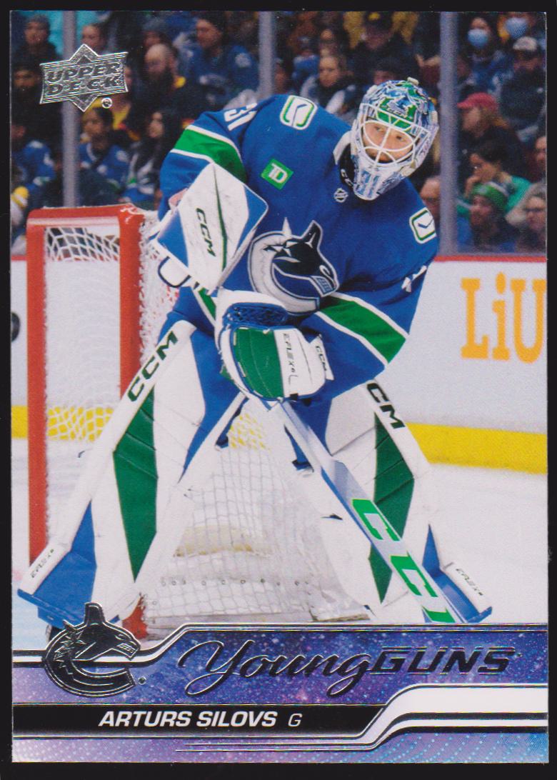 (image for) 2023-24 Upper Deck #485 Arturs Silovs Young Guns RC