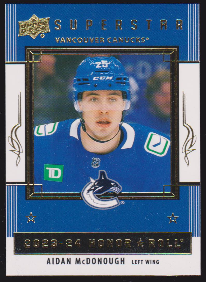 (image for) 2023-24 Upper Deck Honor Roll #HR53 Aidan McDonough - RC Year