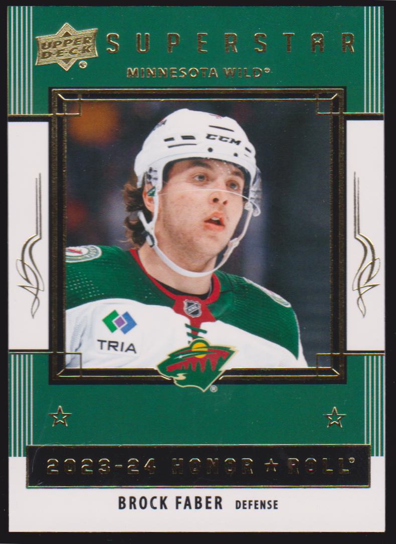 (image for) 2023-24 Upper Deck Honor Roll #HR36 Brock Faber - RC Year