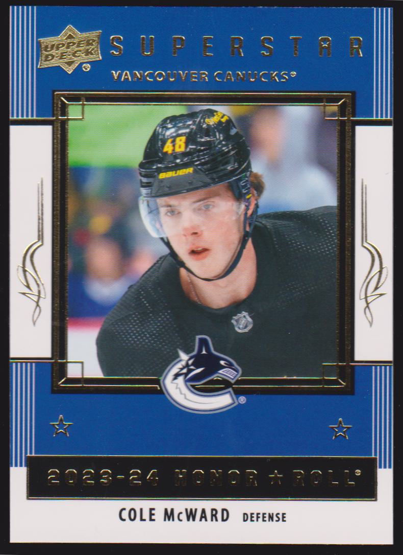(image for) 2023-24 Upper Deck Honor Roll #HR70 Cole McWard - RC Year