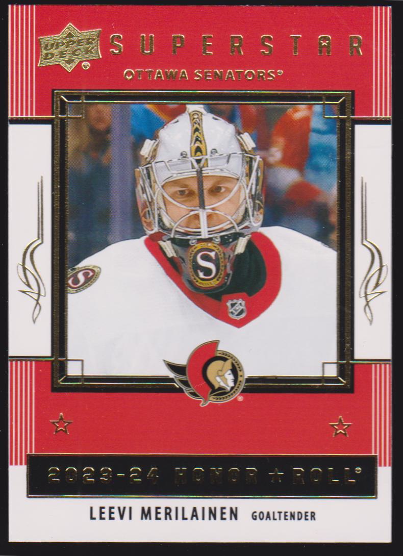 (image for) 2023-24 Upper Deck Honor Roll #HR63 Leevi Merilainen - RC Year