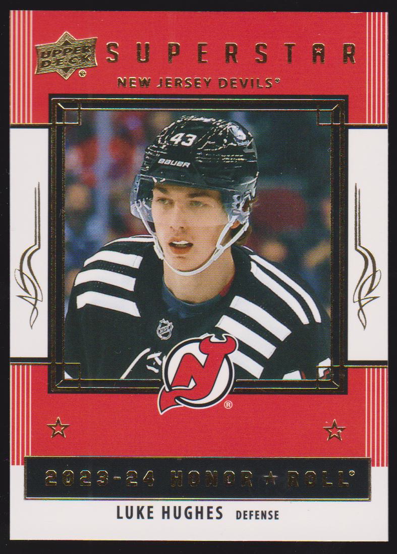 (image for) 2023-24 Upper Deck Honor Roll #HR38 Luke Hughes - RC Year