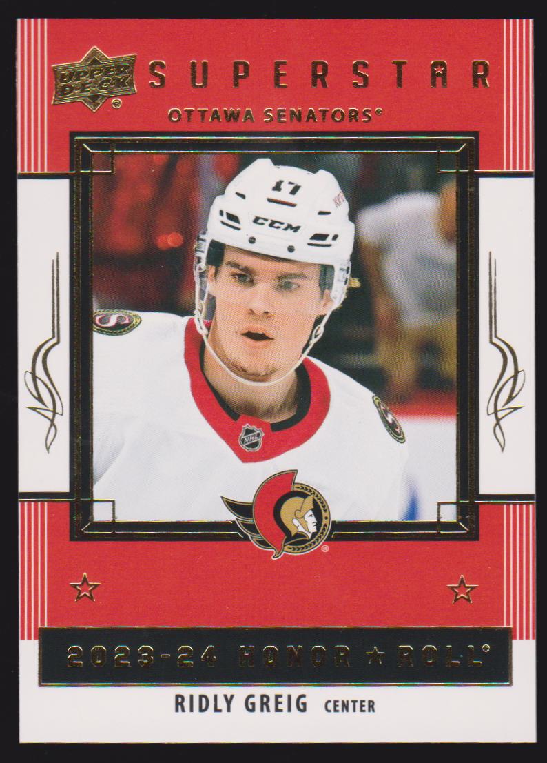(image for) 2023-24 Upper Deck Honor Roll #HR55 Ridly Greig - RC Year