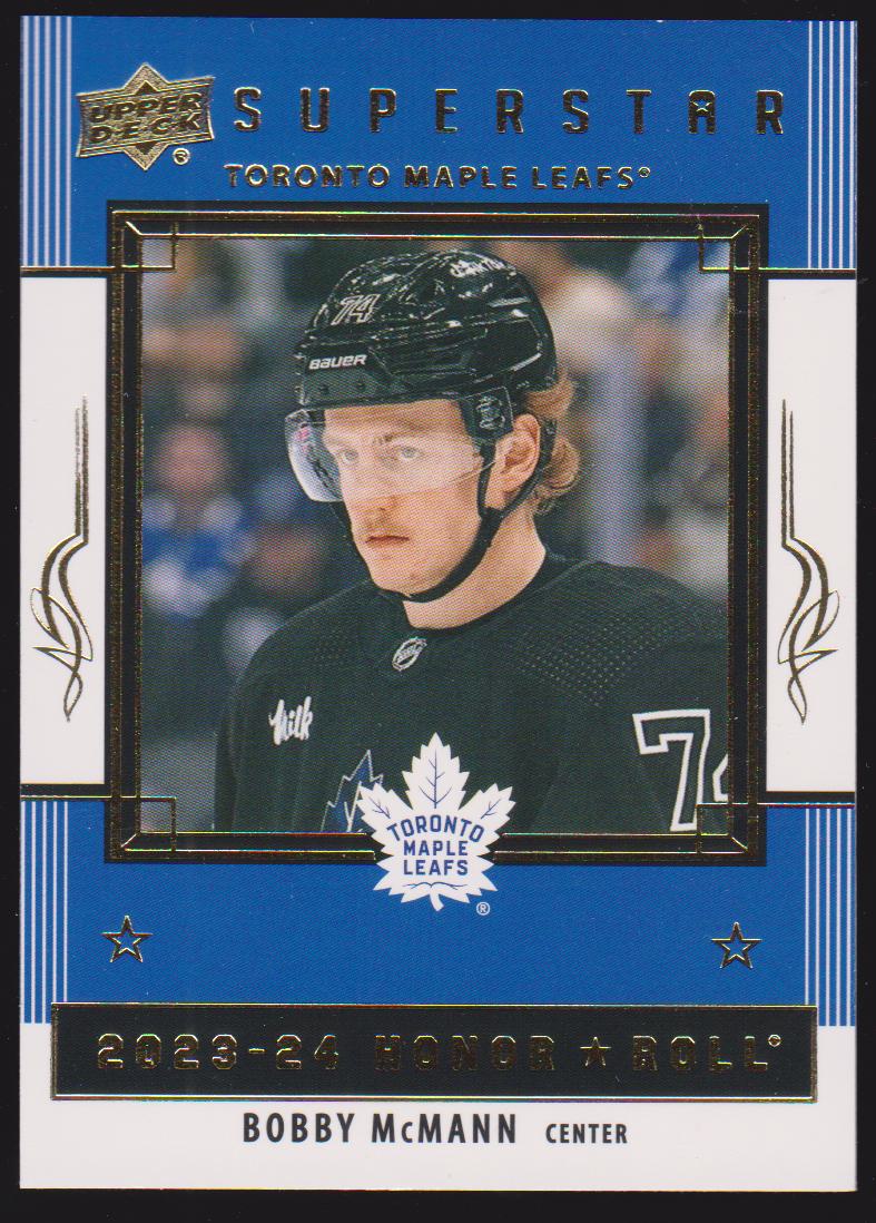 (image for) 2023-24 Upper Deck Honor Roll #HR59 Bobby McMann - RC Year