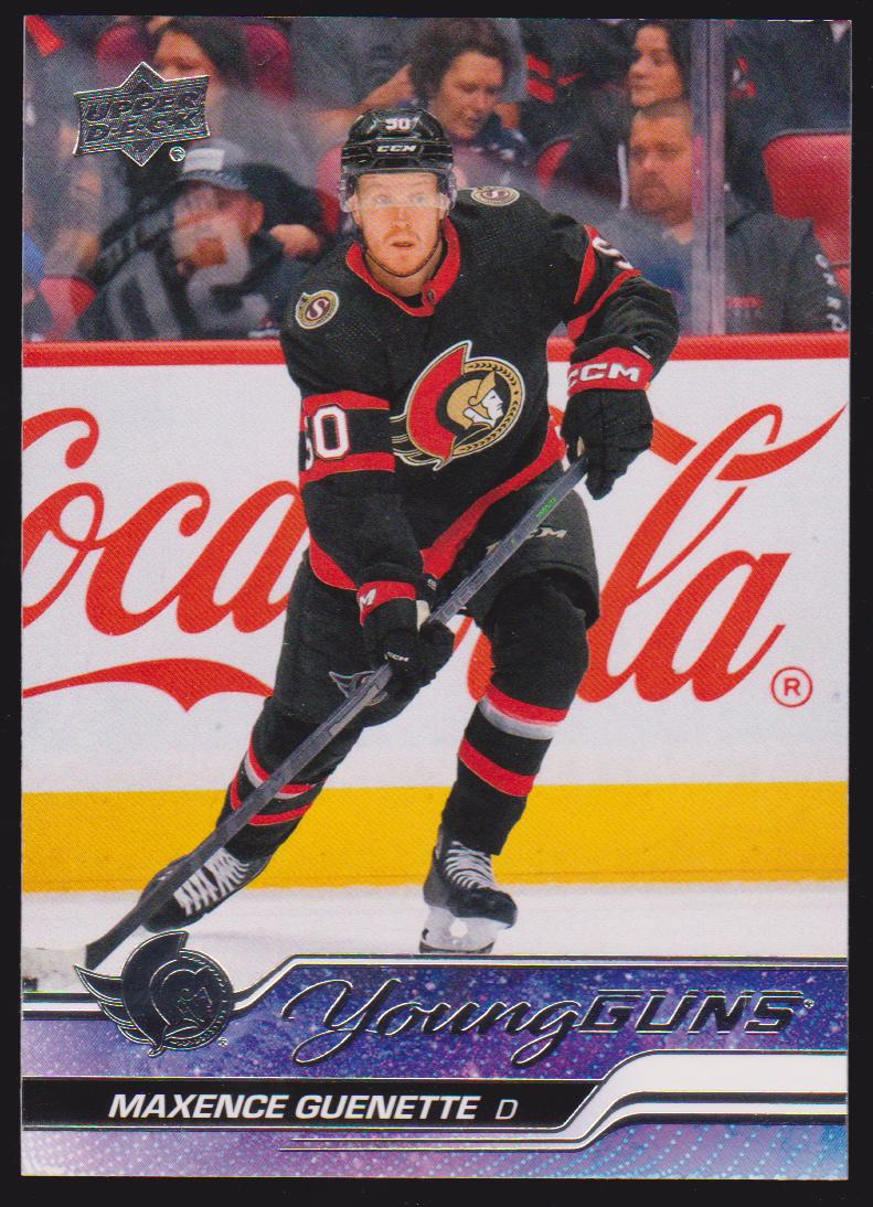 (image for) 2023-24 Upper Deck #455 Maxence Guenette Young Guns RC