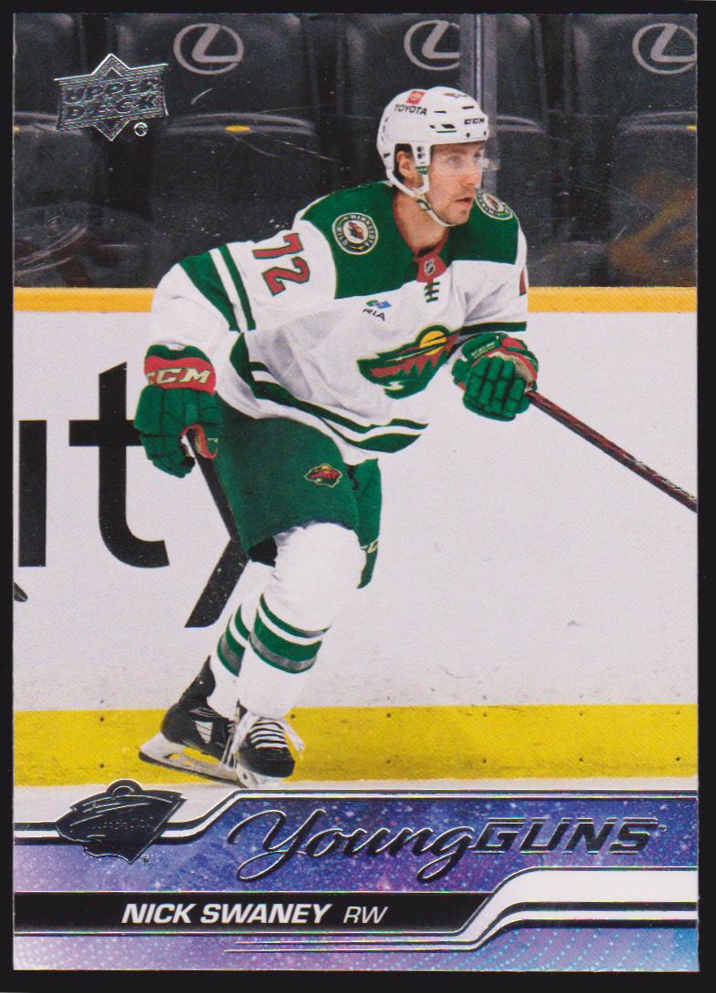 (image for) 2023-24 Upper Deck #458 Nick Swaney Young Guns RC
