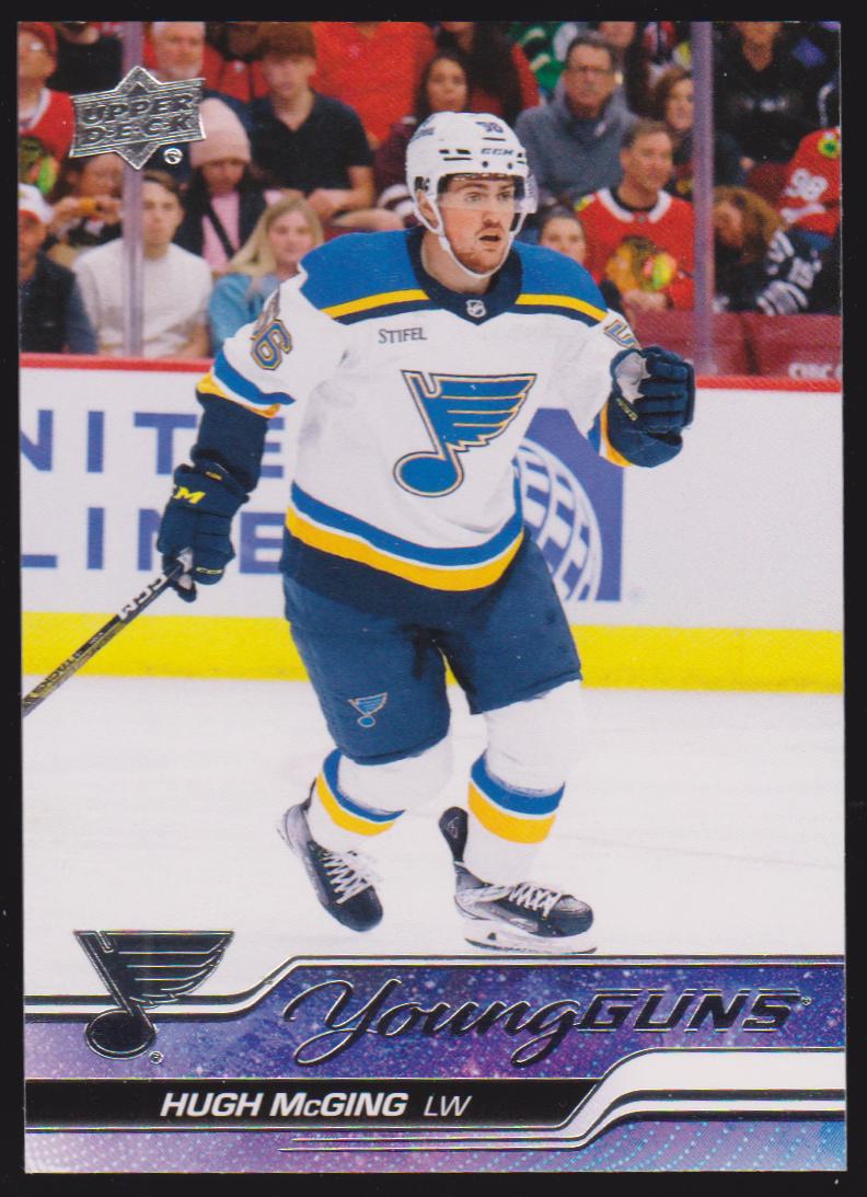 (image for) 2023-24 Upper Deck #469 Hugh McGing Young Guns RC