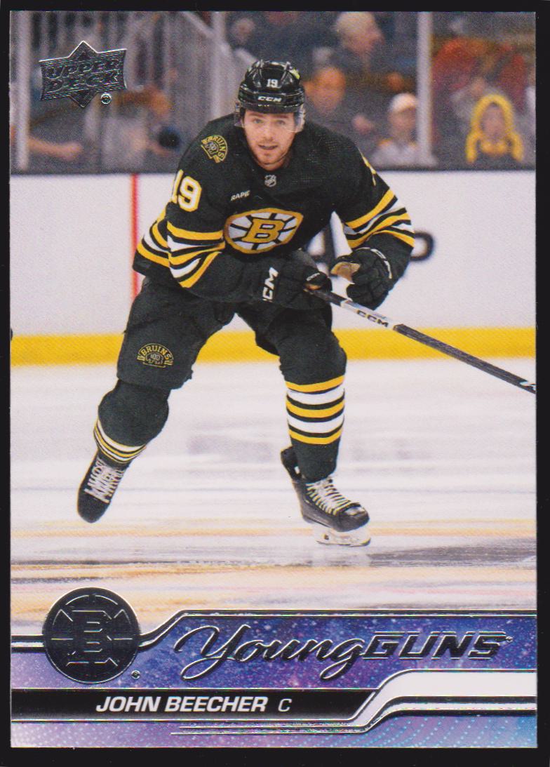 (image for) 2023-24 Upper Deck #472 John Beecher Young Guns RC