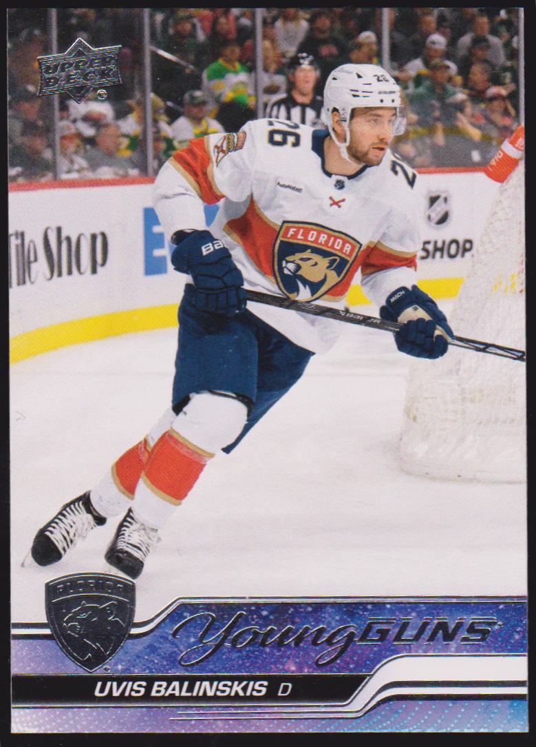 (image for) 2023-24 Upper Deck #476 Uvis Balinskis Young Guns RC