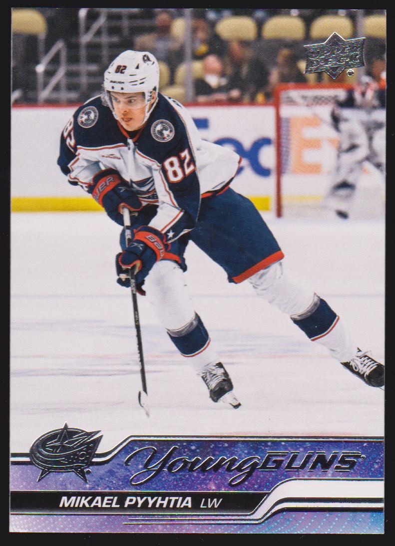 (image for) 2023-24 Upper Deck #477 Mikael Pyyhtia Young Guns RC