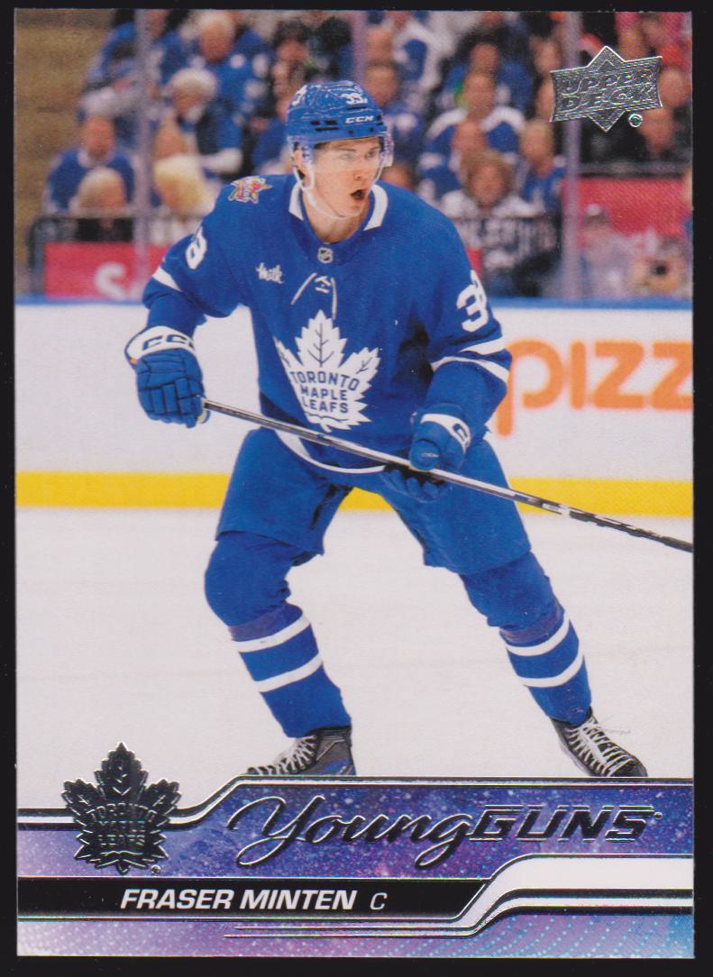 (image for) 2023-24 Upper Deck #482 Fraser Minten Young Guns RC
