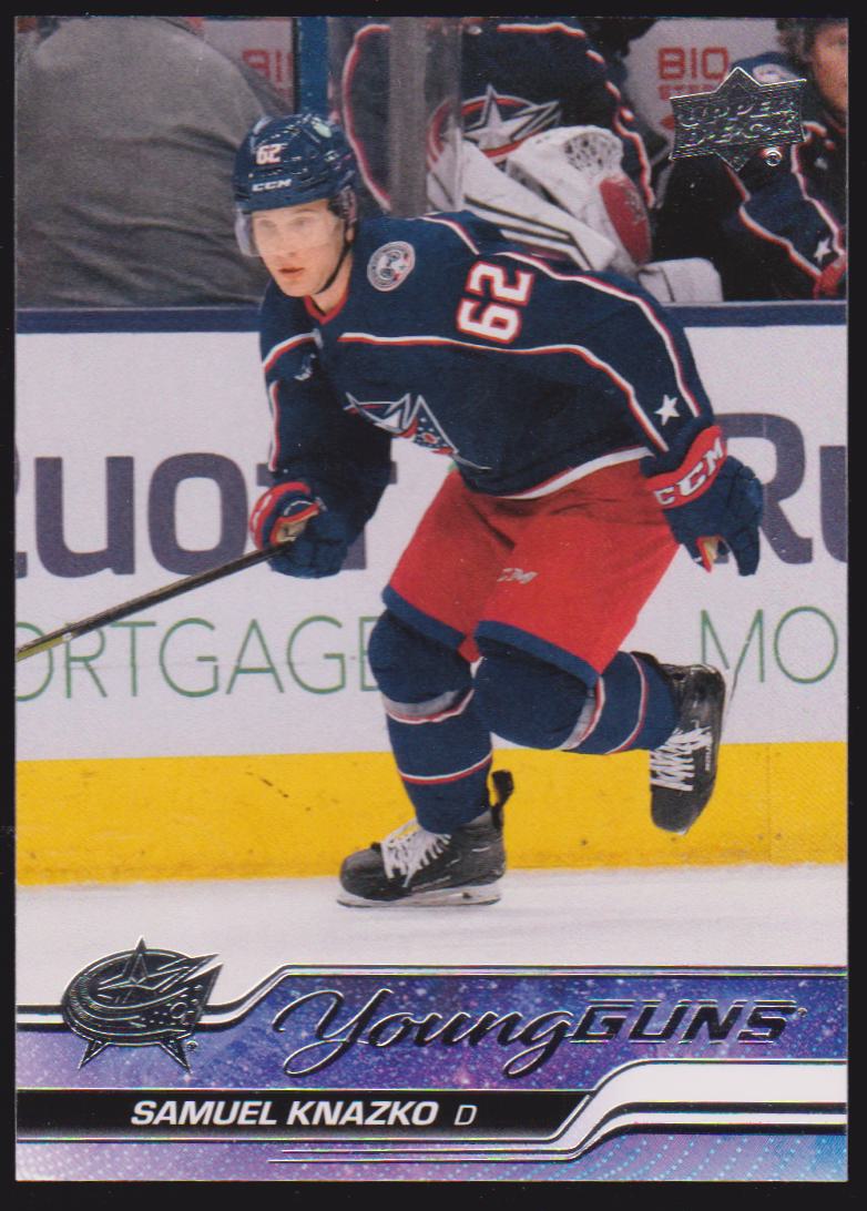 (image for) 2023-24 Upper Deck #483 Samuel Knazko Young Guns RC