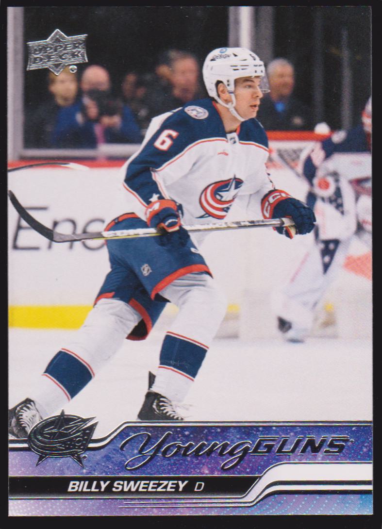 (image for) 2023-24 Upper Deck #487 Billy Sweezey Young Guns RC