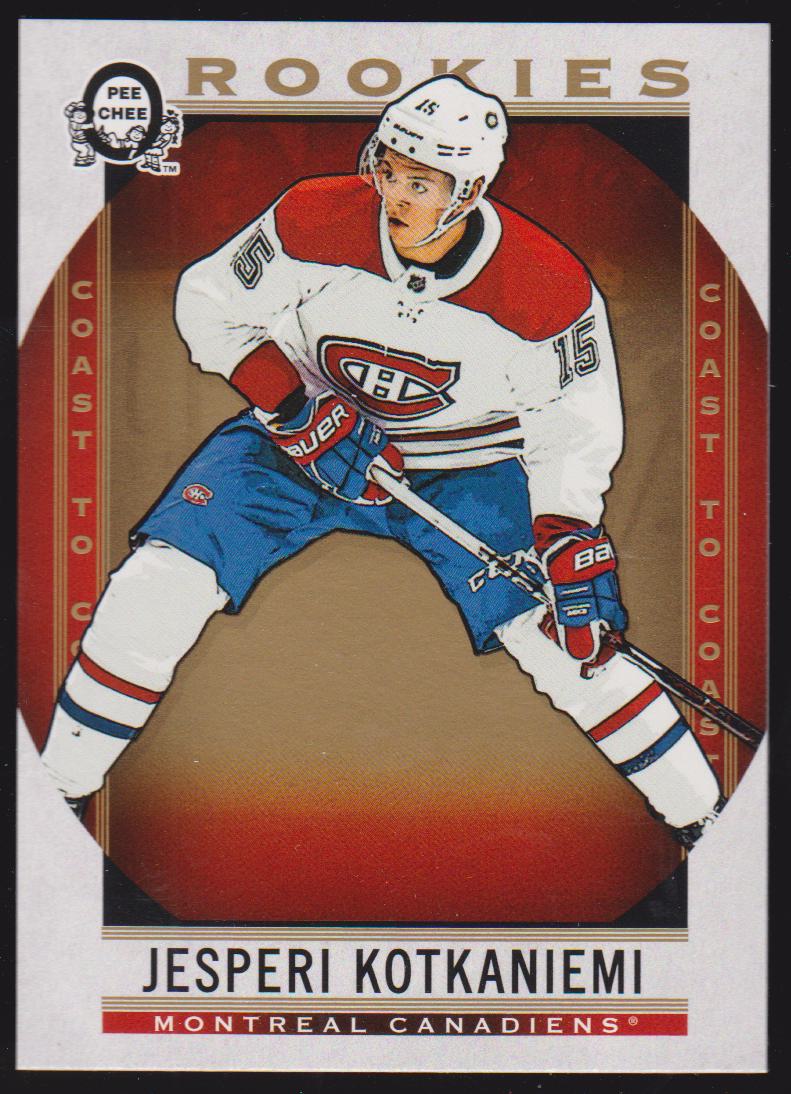 2018-19 O-Pee-Chee Coast to Coast Variation #190 Jesperi Kotkaniemi RC (image for) 2018-19 O-Pee-Chee Coast to Coast Variation #190 Jesperi Kotkaniemi RC