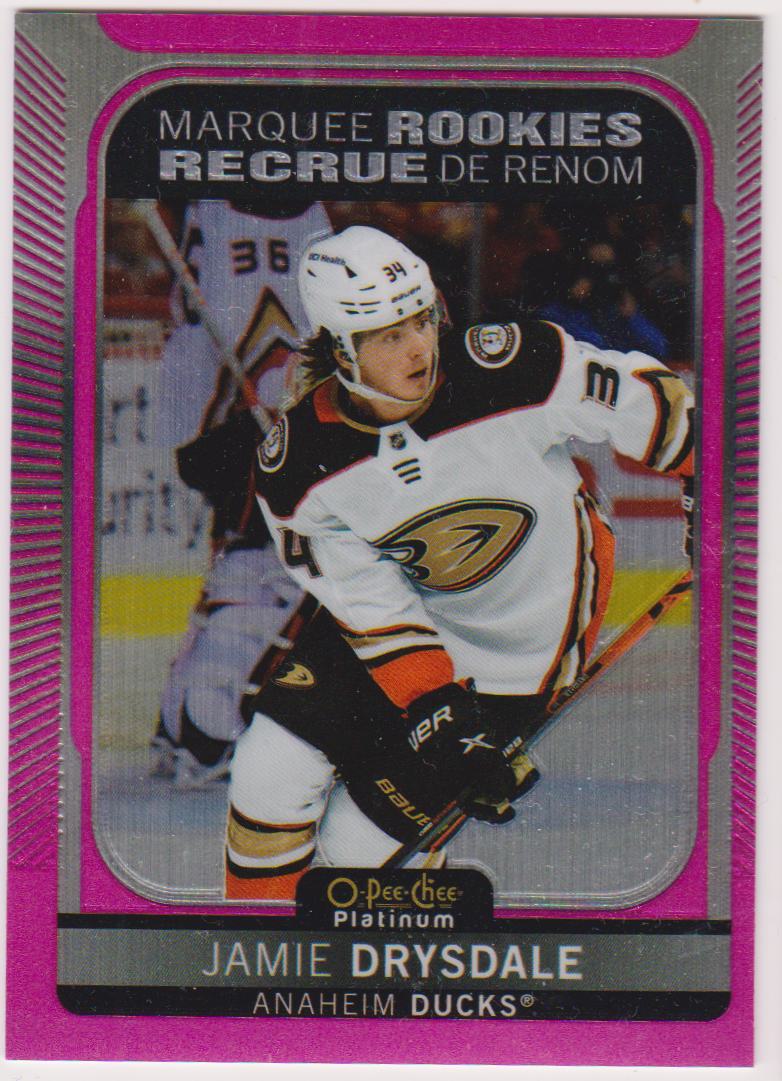 (image for) 2021-22 O-Pee-Chee Platinum Matte Pink #207 Jamie Drysdale RC Year