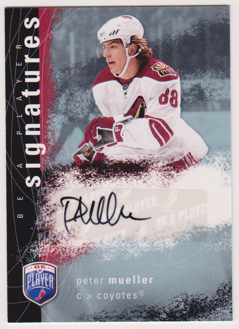 2007-08 Be A Player Signatures #SMU Peter Mueller (image for) 2007-08 Be A Player Signatures #SMU Peter Mueller