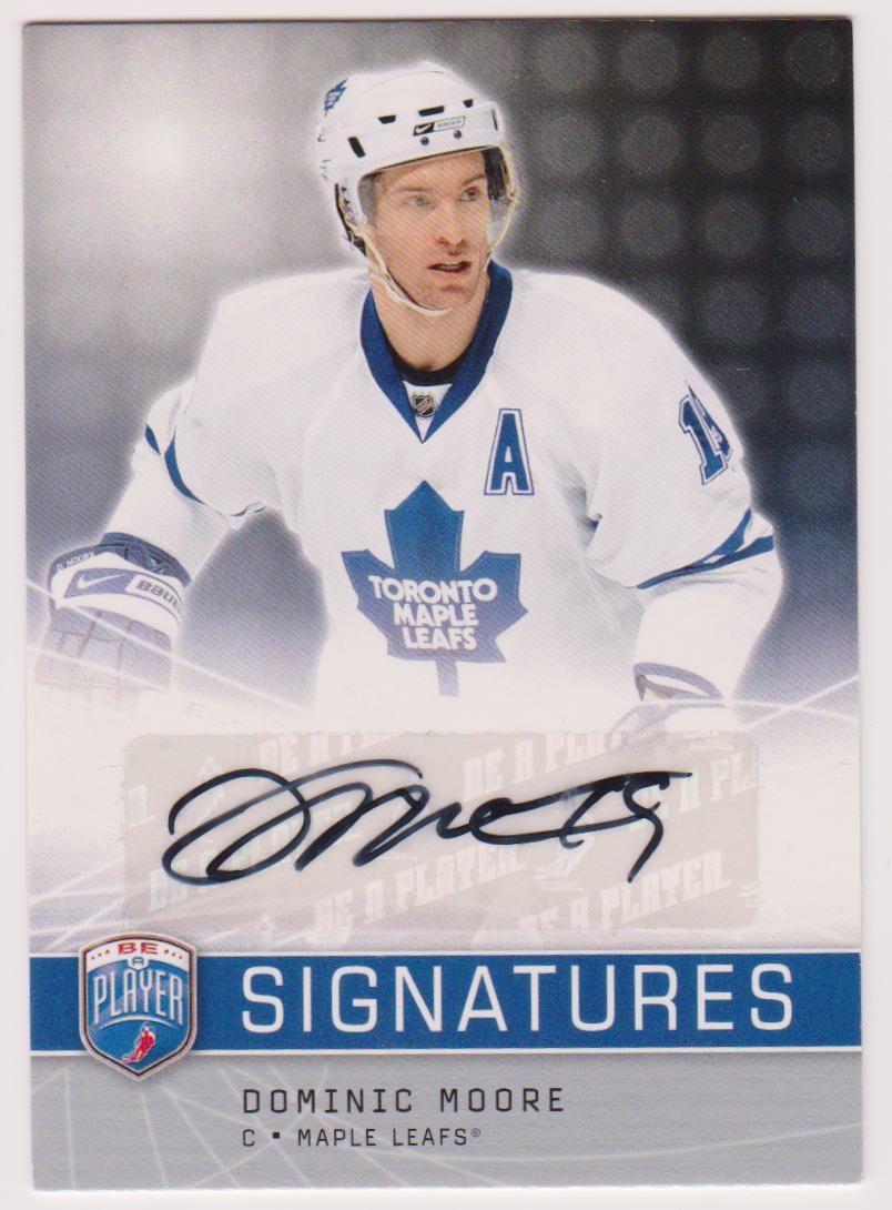 (image for) 2008-09 Be A Player Signatures #SDO Dominic Moore
