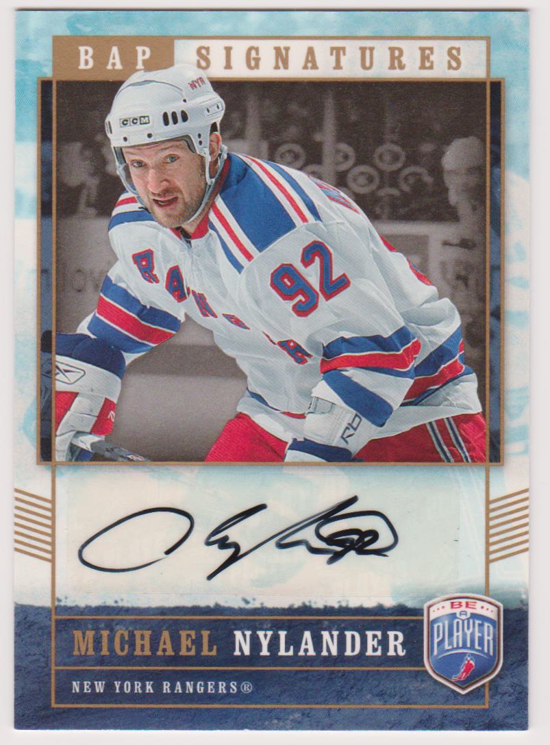 2006-07 Be A Player Signatures #MN Michael Nylander (image for) 2006-07 Be A Player Signatures #MN Michael Nylander