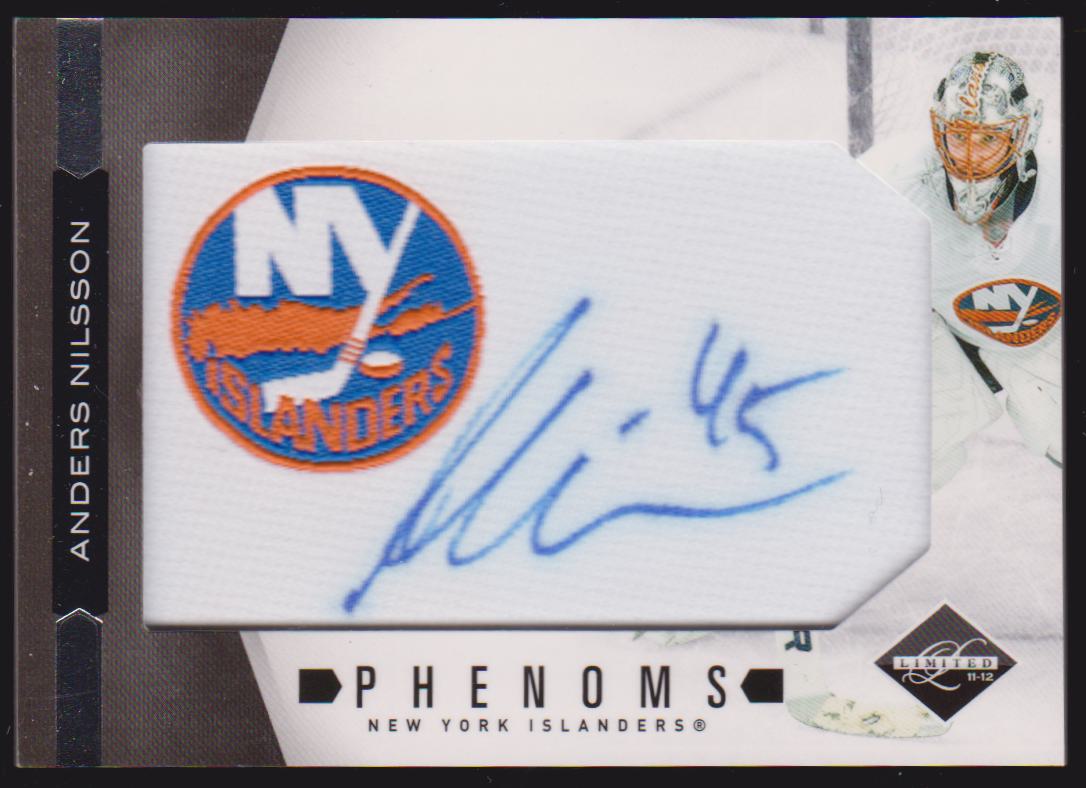 2011-12 Limited #261 Anders Nilsson AUTO 278/299 RC (image for) 2011-12 Limited #261 Anders Nilsson AUTO 278/299 RC