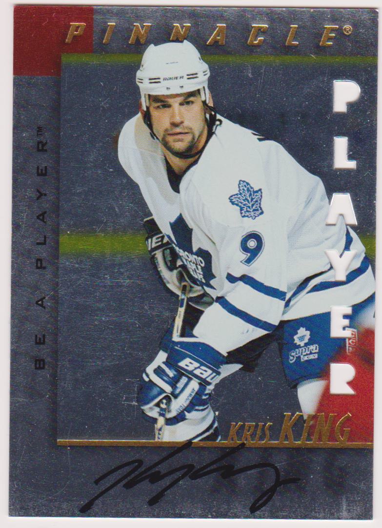 1997-98 Be A Player Autographs Die Cut #108 Kris King (image for) 1997-98 Be A Player Autographs Die Cut #108 Kris King
