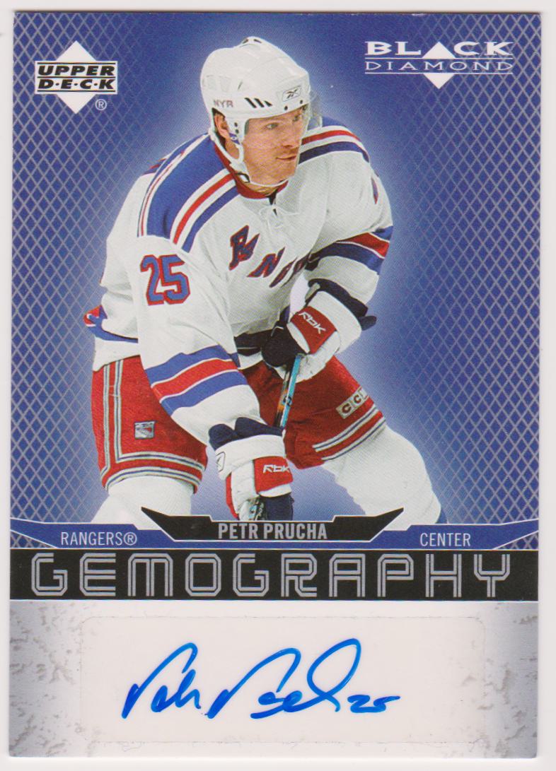 2007-08 Black Diamond Gemography #GPP Petr Prucha AUTO (image for) 2007-08 Black Diamond Gemography #GPP Petr Prucha AUTO