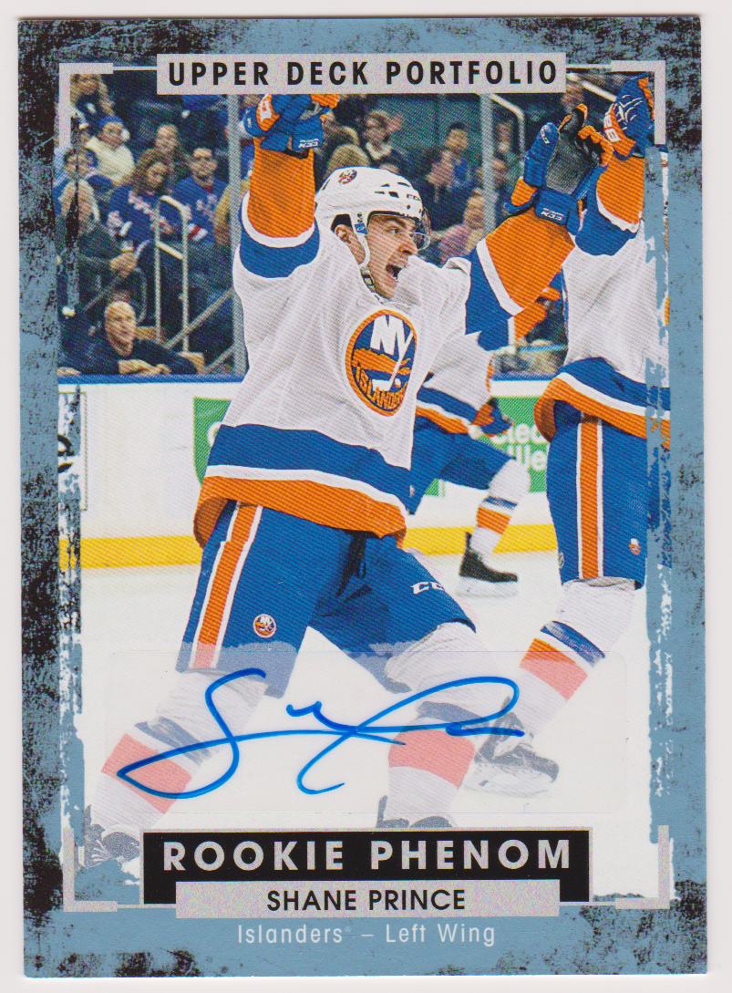 (image for) 2015-16 Upper Deck Portfolio Autographs #207 Shane Prince - RC Year