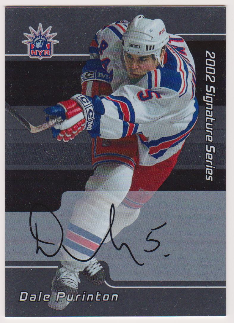 2001-02 BAP Signature Series Autographs #95 Dale Purinton (image for) 2001-02 BAP Signature Series Autographs #95 Dale Purinton