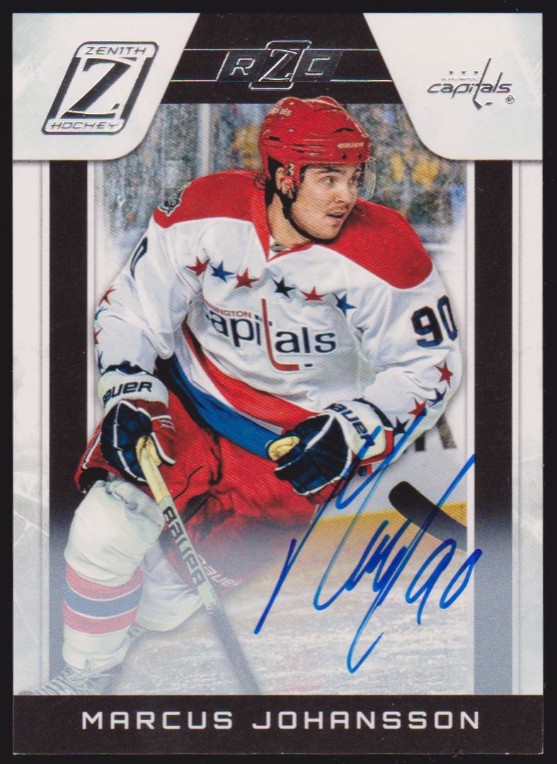 (image for) 2010-11 Zenith #188 Marcus Johansson AUTO RC 684/999