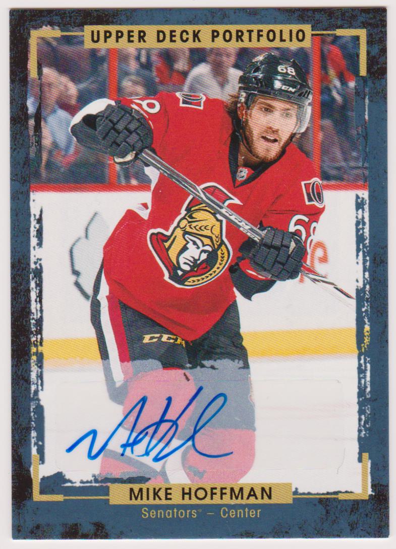 (image for) 2015-16 Upper Deck Portfolio Autographs #94 Mike Hoffman