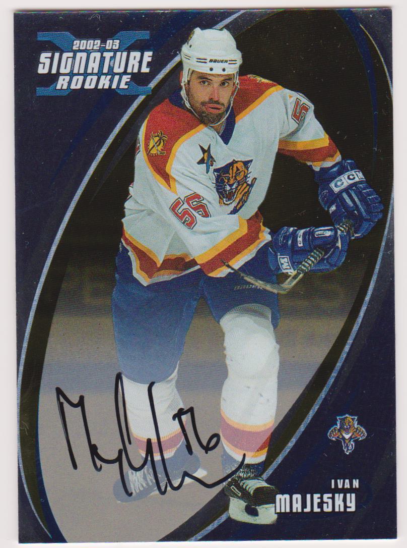 2002-03 BAP Signature Series Autographs Gold #182 Ivan Majesky RC (image for) 2002-03 BAP Signature Series Autographs Gold #182 Ivan Majesky RC