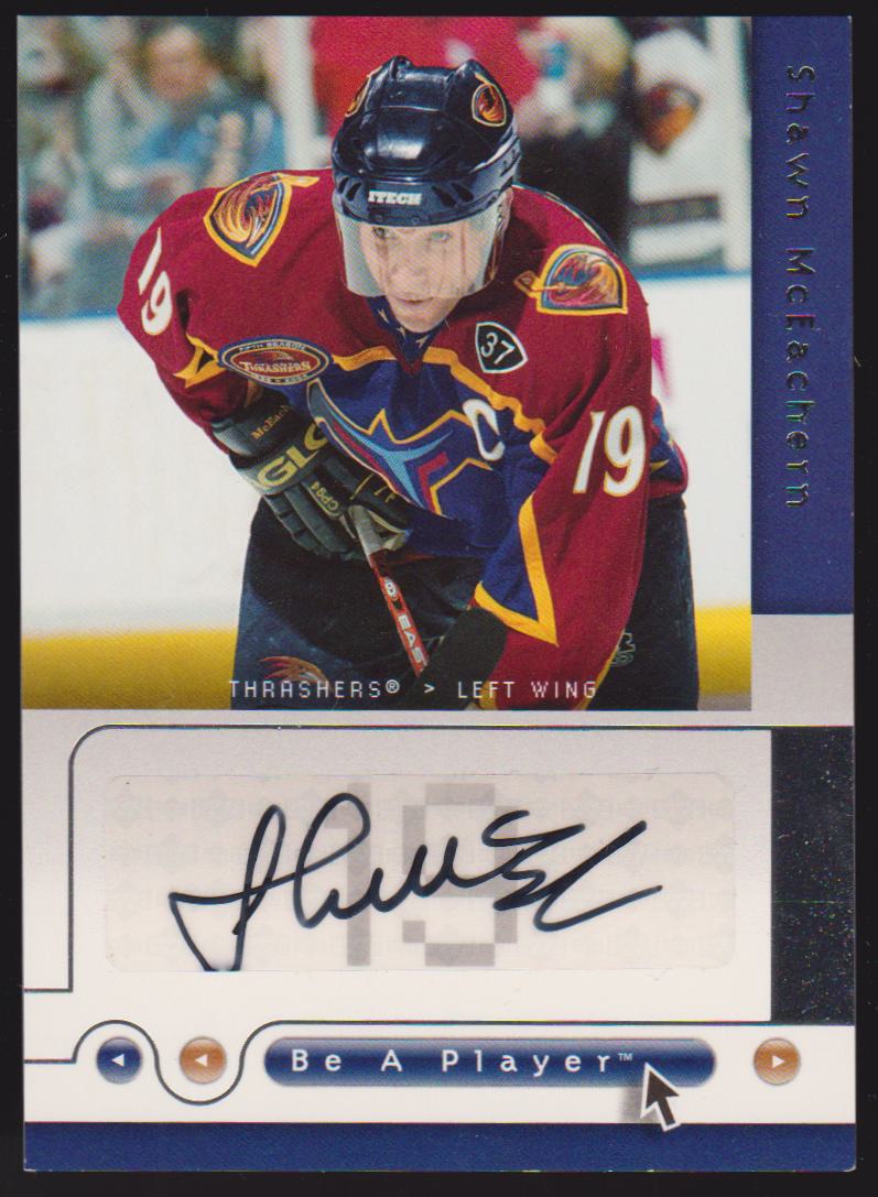 (image for) 2005-06 Be A Player Signatures #SH Shawn McEachern AUTO