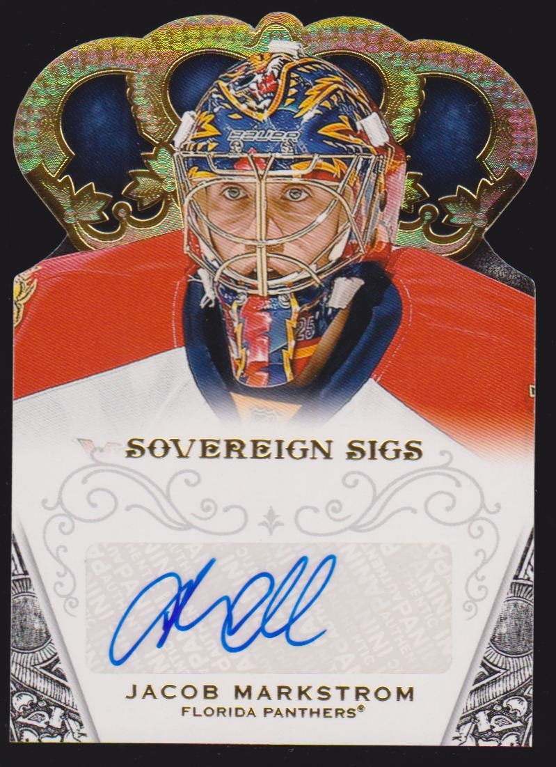 (image for) 2013-14 Crown Royale Sovereign Sigs #SOJM Jacob Markstrom AUTO