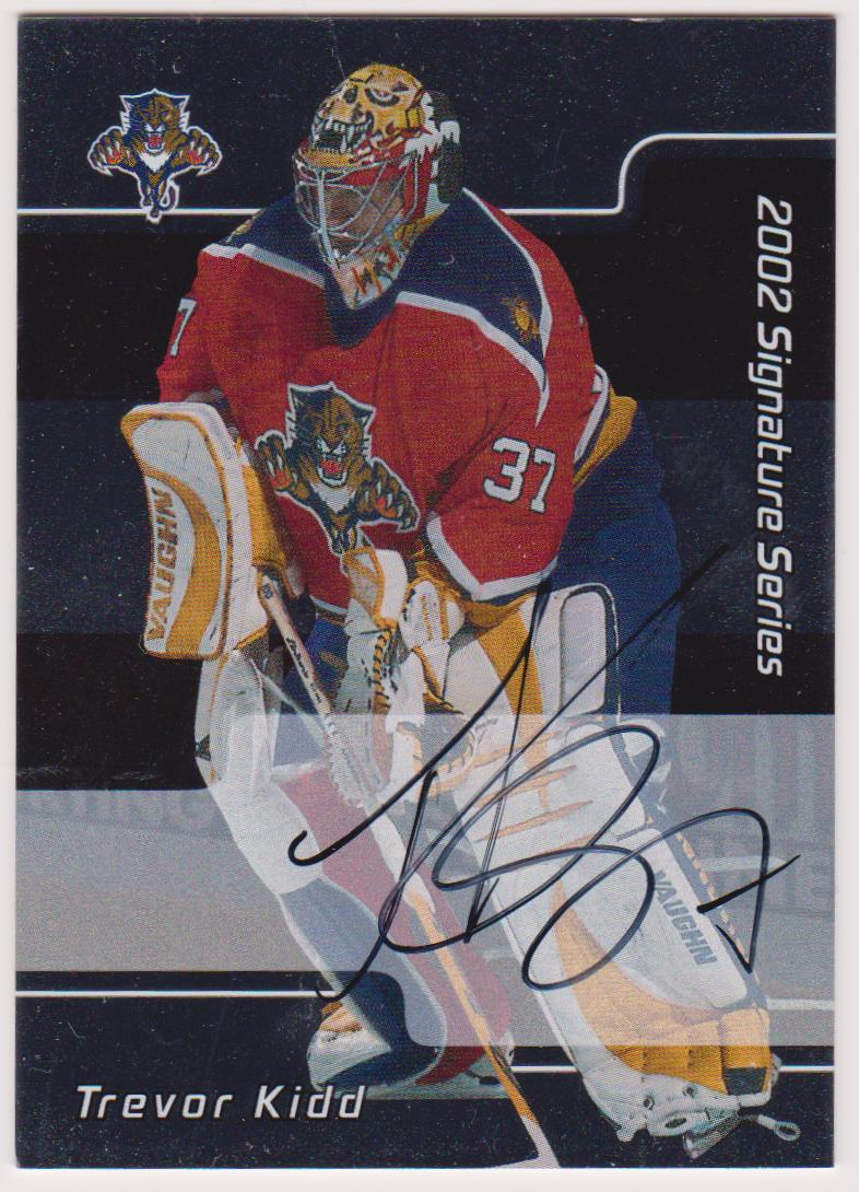 2001-02 BAP Signature Series Autographs #185 Trevor Kidd (image for) 2001-02 BAP Signature Series Autographs #185 Trevor Kidd