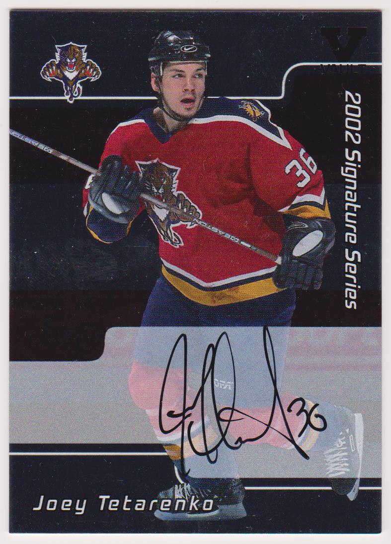 2001-02 BAP Signature Series Autographs #133 Joey Tetarenko (image for) 2001-02 BAP Signature Series Autographs #133 Joey Tetarenko