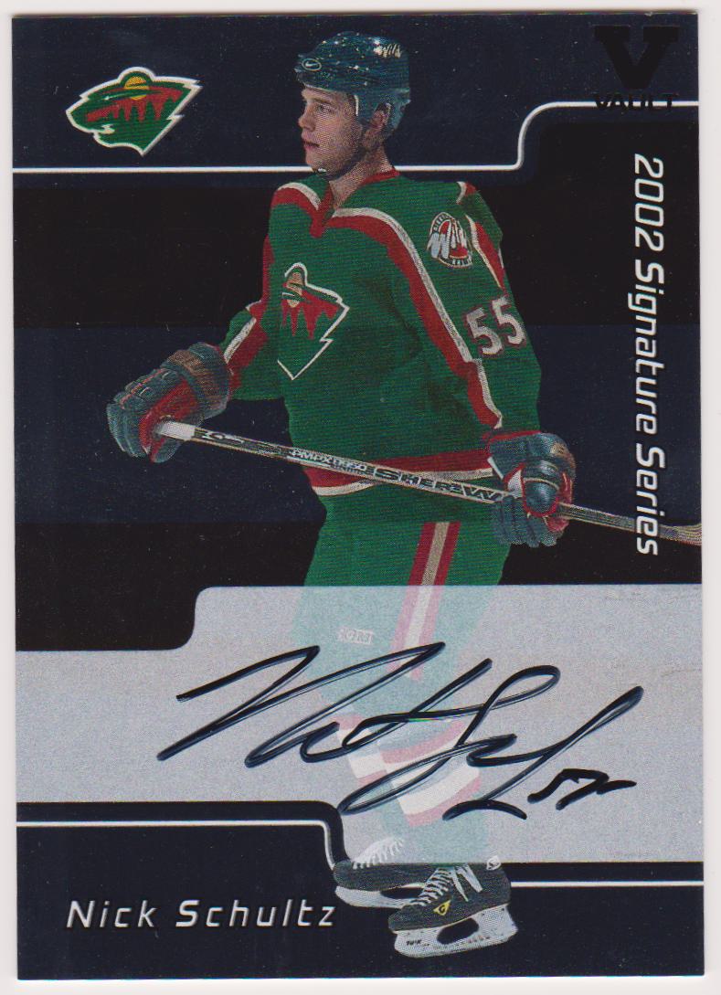 2001-02 BAP Signature Series Autographs #214 Nick Schultz (First Signature Card) (image for) 2001-02 BAP Signature Series Autographs #214 Nick Schultz (First Signature Card)