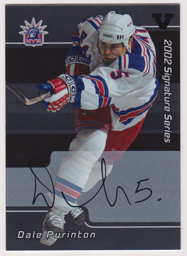 2001-02 BAP Signature Series Autographs #95 Dale Purinton (image for) 2001-02 BAP Signature Series Autographs #95 Dale Purinton
