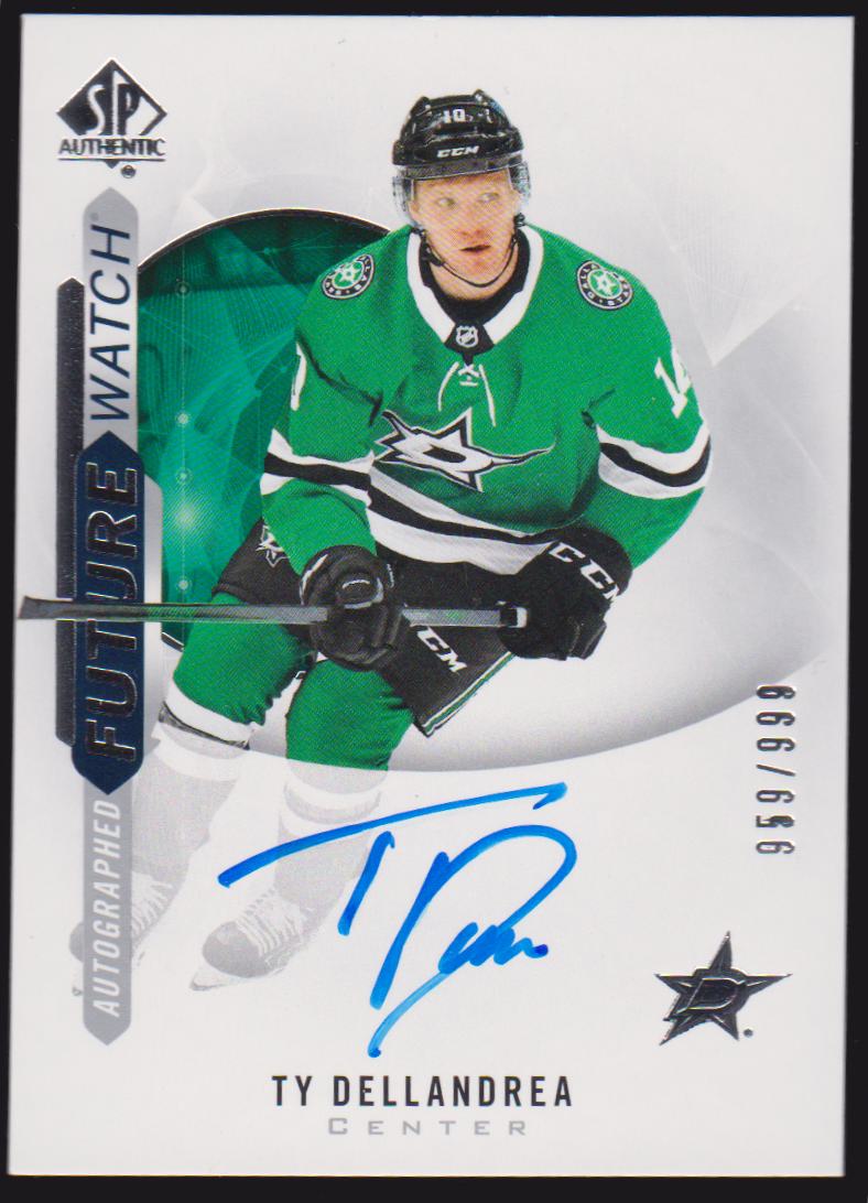 (image for) 2020-21 SP Authentic #164 Ty Dellandrea RC - Future Watch (FW) - AUTO - 959/999