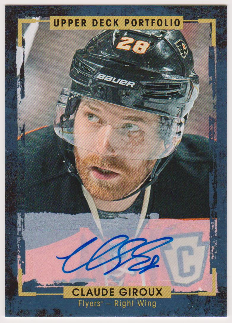 (image for) 2015-16 Upper Deck Portfolio Autographs #49 Claude Giroux