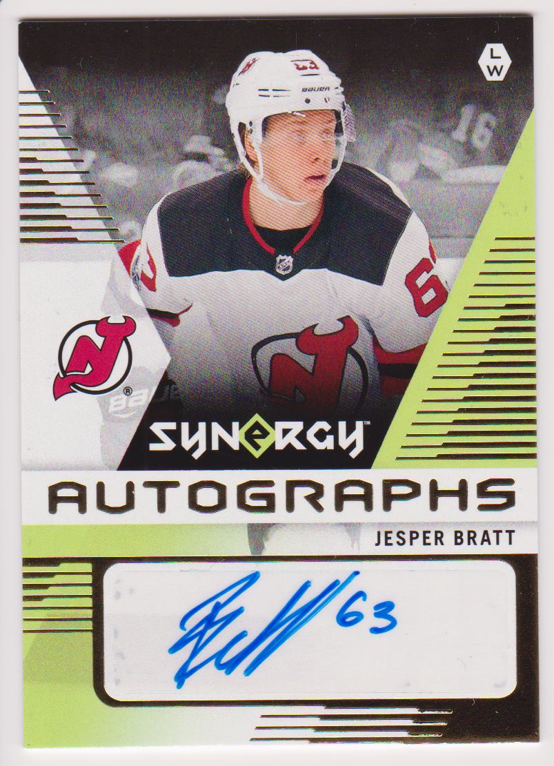 (image for) 2017-18 Synergy Autographs #AJB Jesper Bratt